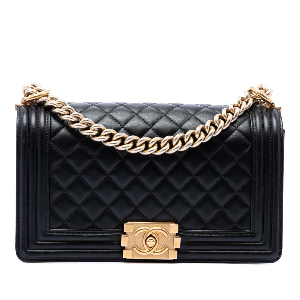 Chanel Boy Flap Bag Quilted Lambskin #336040C38B
